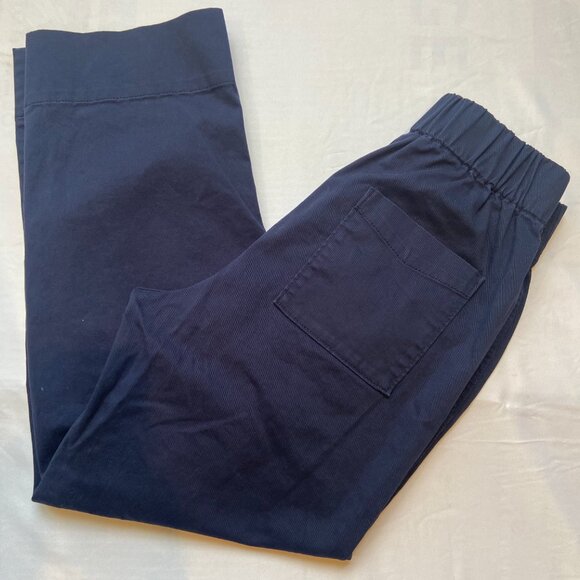 J. Crew Reimagined Women's Pants Ankle Size XS Navy Blue Cotton - Picture 2 of 6